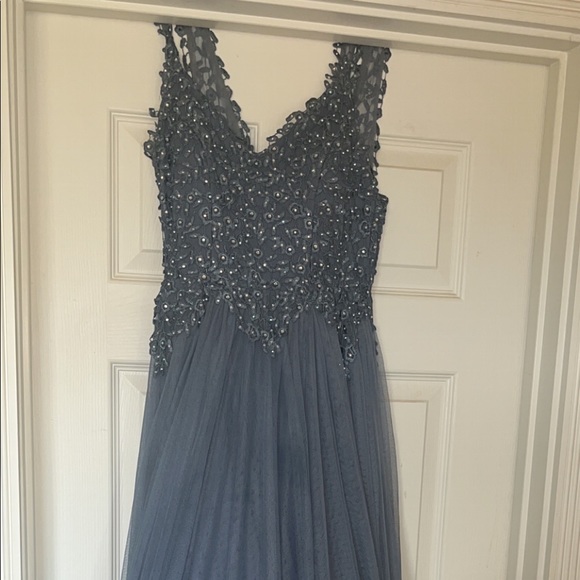 Prom Dress Blue - Picture 2 of 4